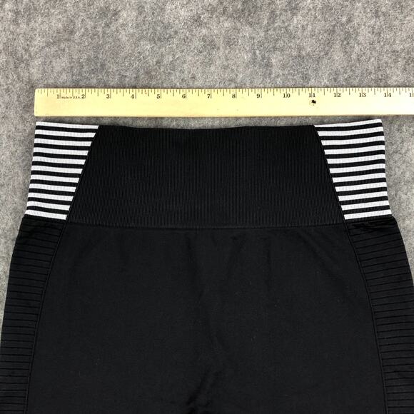Fashion Nova Compression Leggings Medium Black High Rise SLIMMING Elastic Waist - Picture 6 of 9